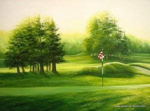 Golf Grand-Mere Mauricie Québec lumière matin