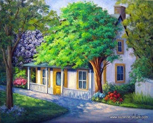 Maison québécoise fleuve St-Laurent Kamouraska