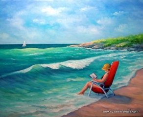 Naples Floride Lowdermilk Beach ocean plage lecture mer