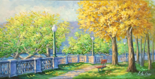 Parc St-Maurice Shawinigan matin soleil lumière